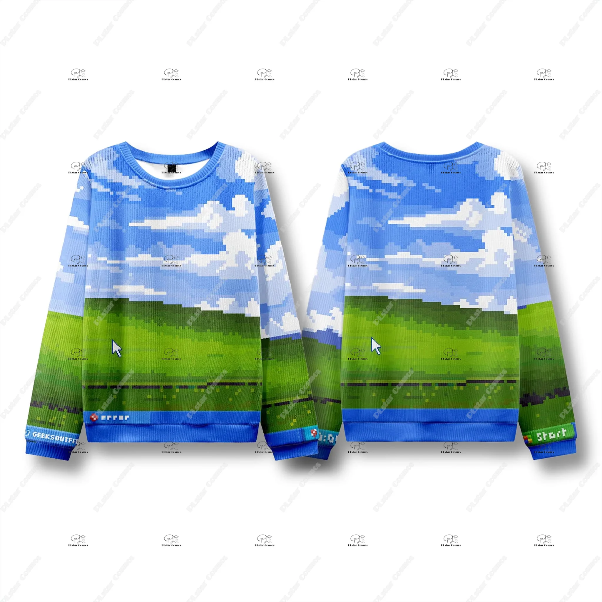Christmas Santa Claus Cosplay Cat Pet knitted Sweater Graffiti Retro Vintage 3DPrint Pullover Casual Funny Winter Sweatshirts 0