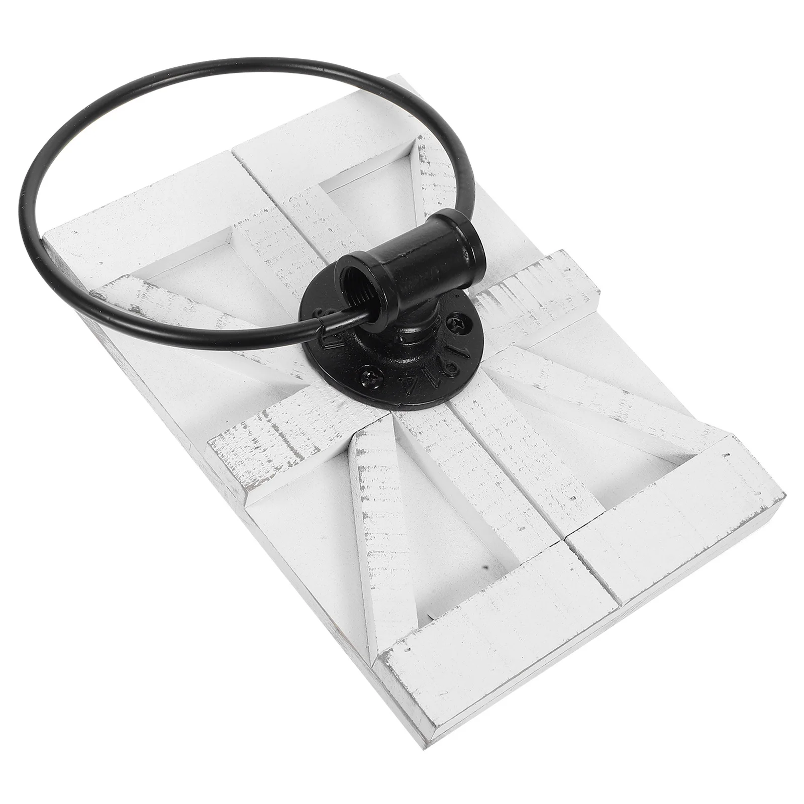 

Iron Towel Ring Wall Mounted Vintage Rustic Finish Bathroom Kitchen Tea Hand Towel Holder Farmhouse Decor Accessory