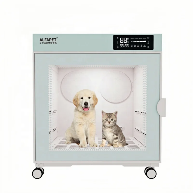 

STLFUSMILEPET Dog Dryer Box, Pet Drying Box Smart Temperature Control Pet Hair Dryer and 360 Drying Ultra Quiet Dog Dryer Box