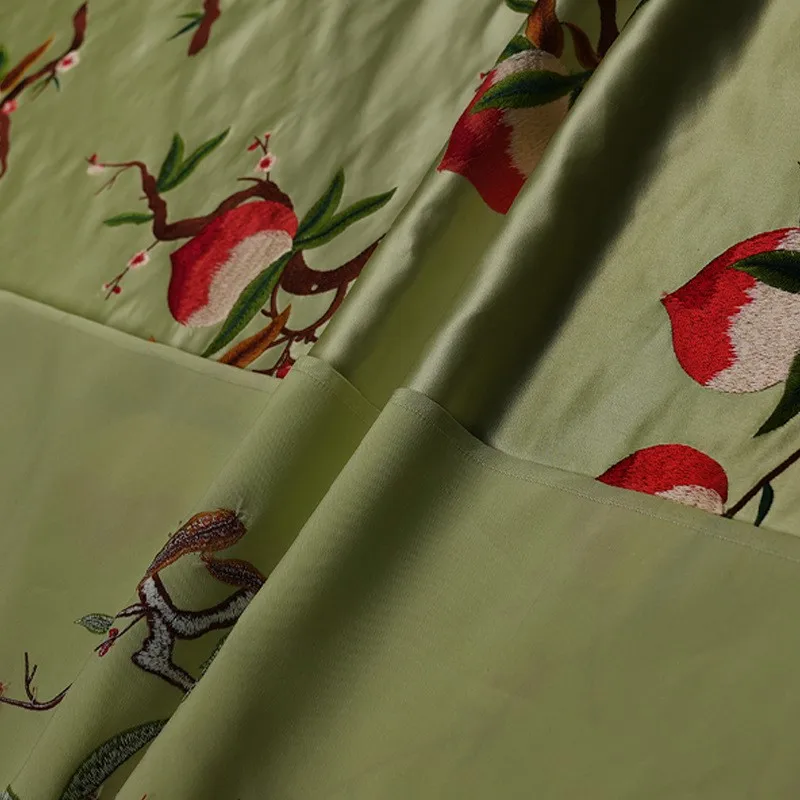 

Embroidered brocade jacquard fabric with silk patterns Chinese-style clothing and cheongsam