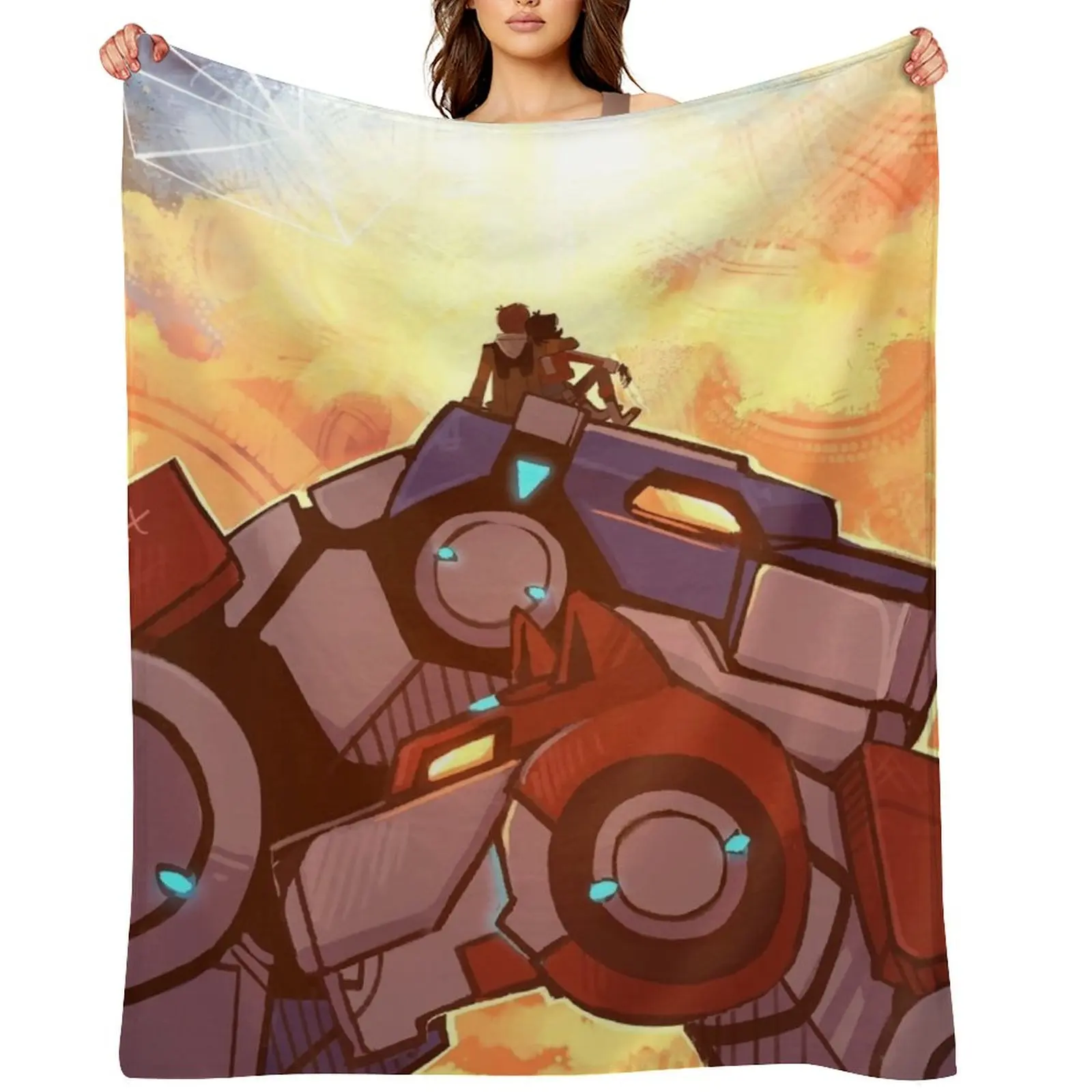 

Fire and Ice Throw Blanket Beach Flannel Fabric Bed linens Blankets