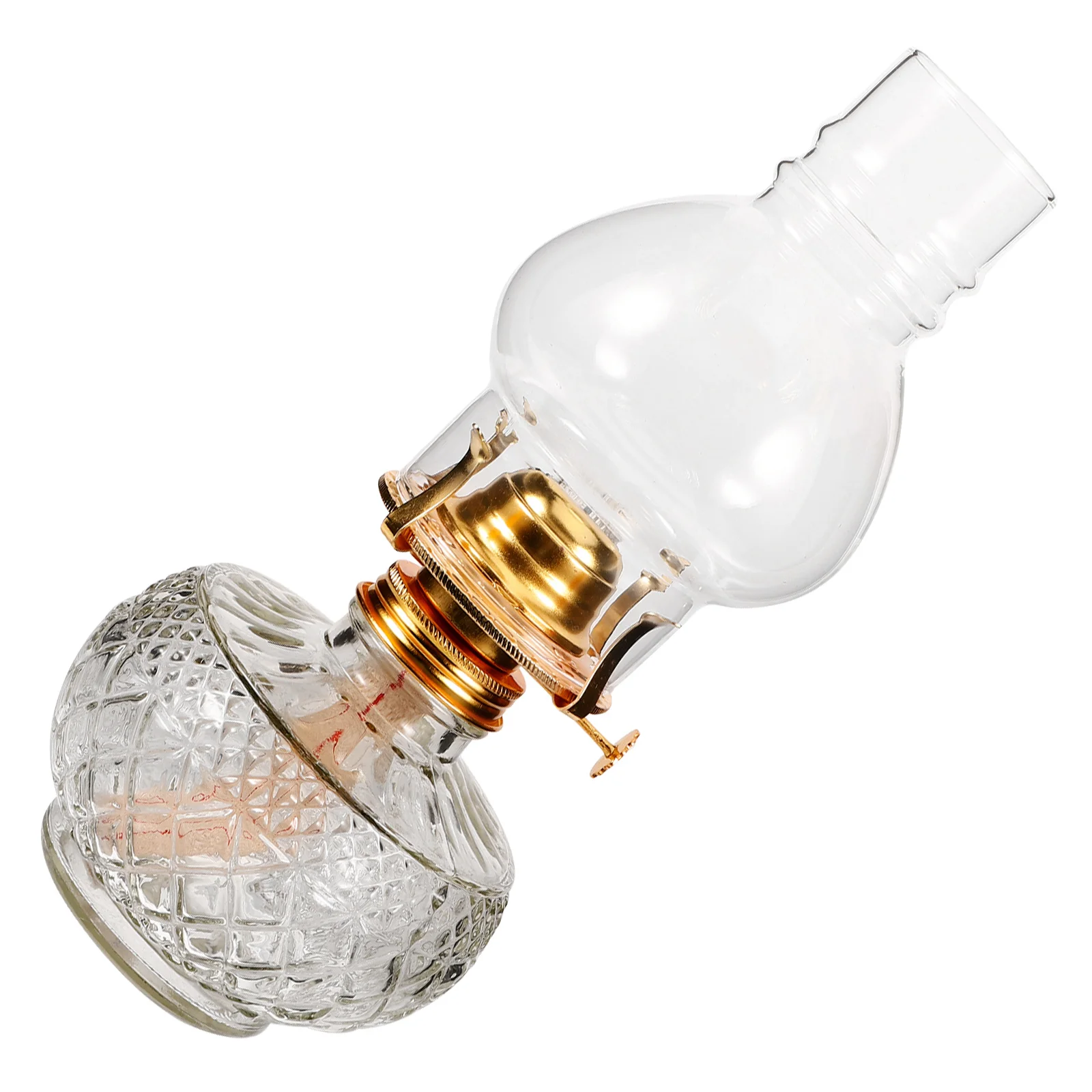 

Retro Vintage Lamp Glass Oil Lamp Decorative Tabletop Home Wedding Party Indoor Use Oil Lanterns for Balcony Buddhist