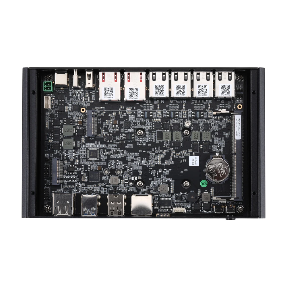 Q10900H6 S13 Брандмауэр Мягкий маршрутизатор i3 N355, N305, N150 N100 4x i226-V 2.5G LAN NVMe Barebone Mini PC HDMI2.0 DP AES-NI OPNsense