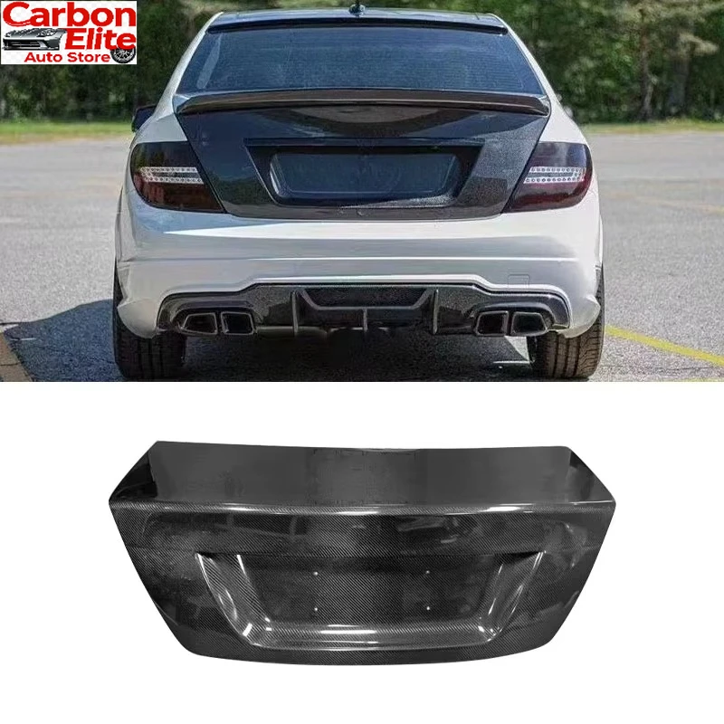 

HighQuality FORBenz C-Class W204 C63 AMGTrunk Cover Carbon Fiber 2012-2014