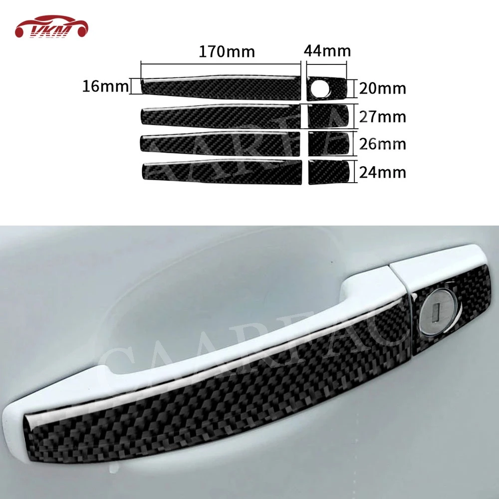 

Carbon Fiber Car Door Handle Trim Cover Scratch Resistant Protective Stickers For Chevrolet Cruze 2009-2015