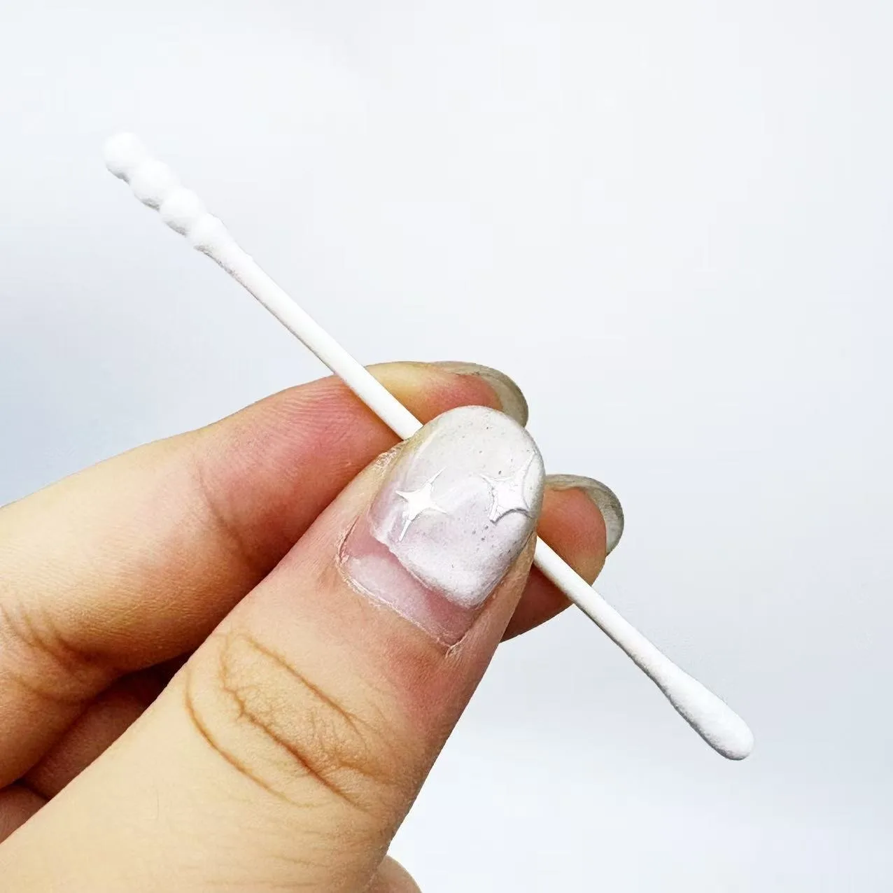 200 قطعة/400 قطعة التخييم تحت عنوان مزدوجة نهاية مسحات القطن الإبداعية التخييم عطلة تحت عنوان أعواد قطنية العصي الأبيض رقيقة جولة أعواد قطنية العصي #5