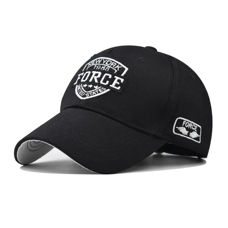 

Summer Men Baseball Cap Outdoor Sport Letter FORCE Embroidery Snapback Hat for Women Unisex Breathable Caps Hip Hop Trucker Hats
