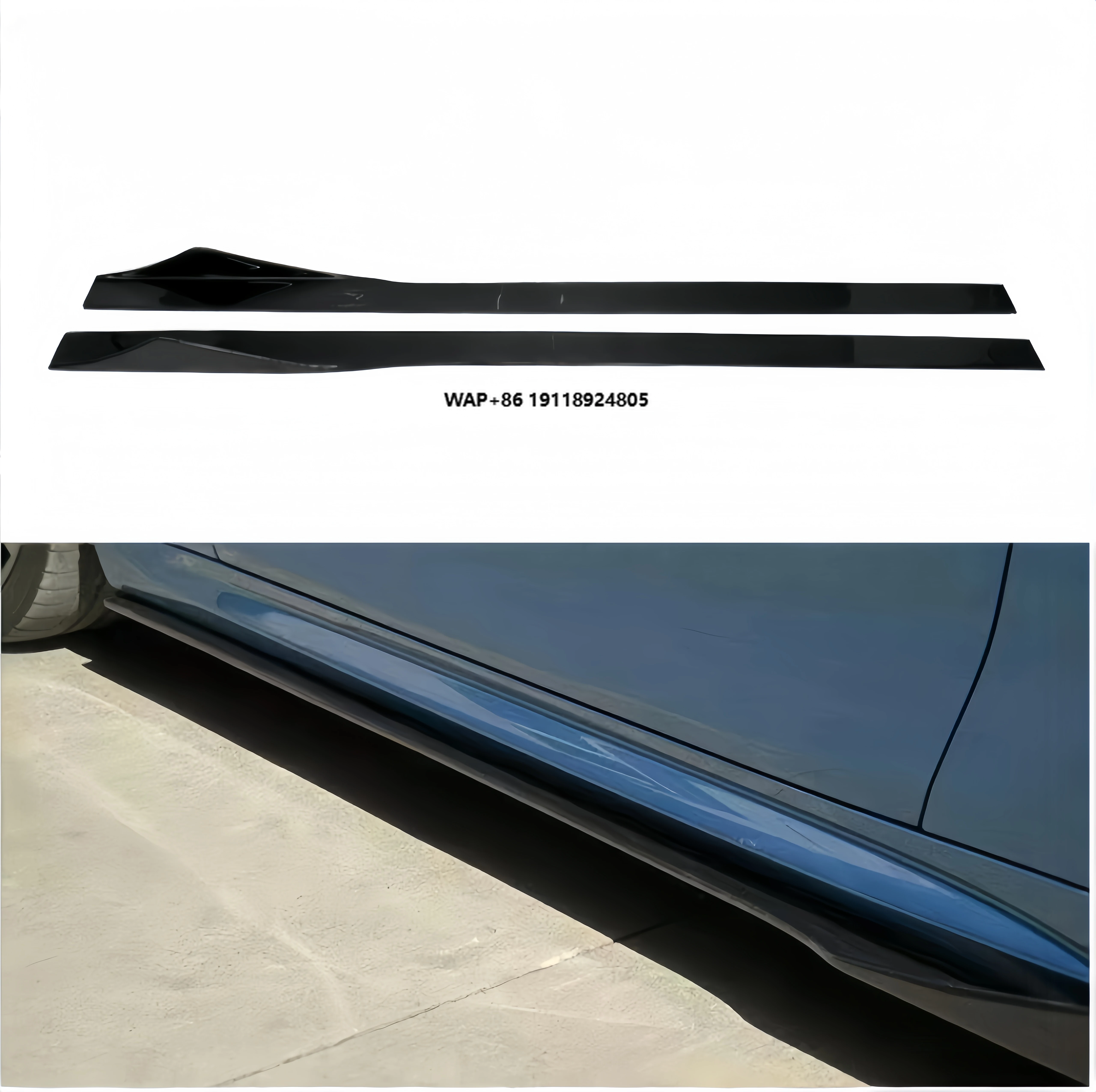 

For M2 F87 Body Parts MTC Style Carbon Fiber Side Skirts Protective Side Bumper Shovel Surround Skirt Accessories for M2C