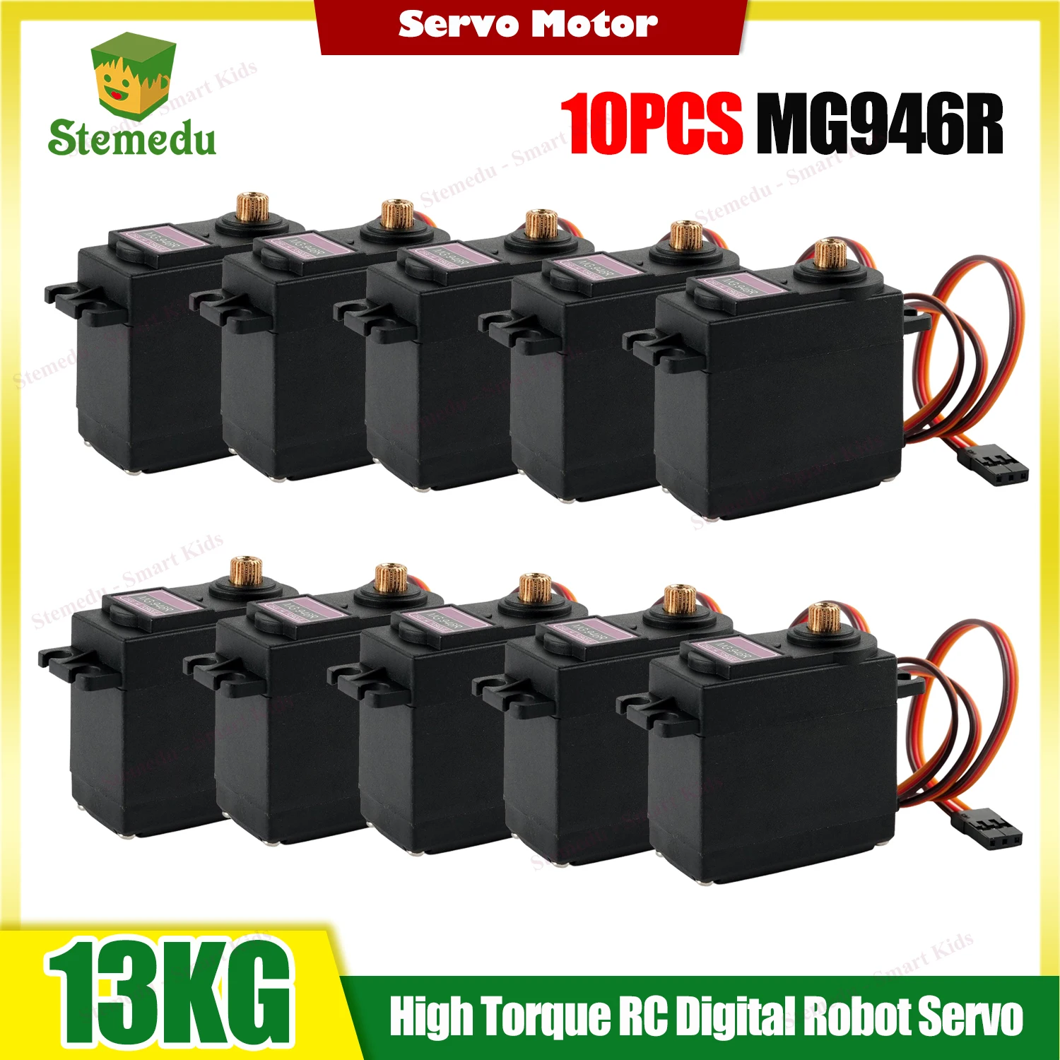 10pcs-mg946r-analog-servo-motor-13kg-high-torque-all-metal-gears-55g-for-1-8-1-10-rc-robot-truck-car-boat-crawler-helicopter