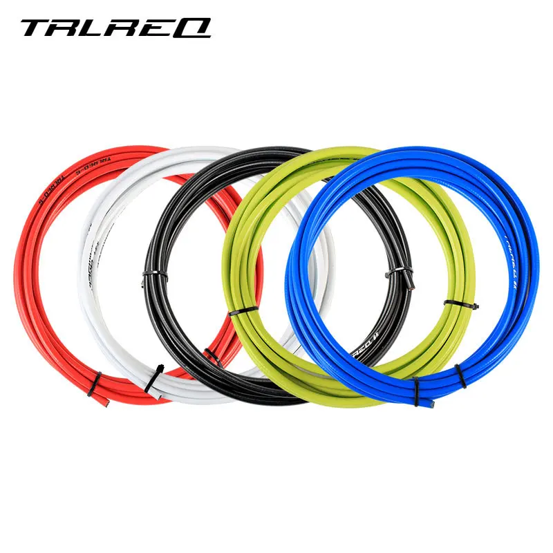 TRLREQ-Cable de freno de bicicleta de 3m, carcasa de Cable de cambio de 4mm/5mm, tubo de Cables de freno de bicicleta de montaña, línea de cambio de