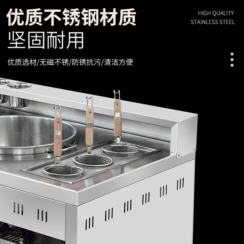 Carro de Gas multifuncional para coche, fuente de puesto, carro de comedor, flujo de mercado nocturno