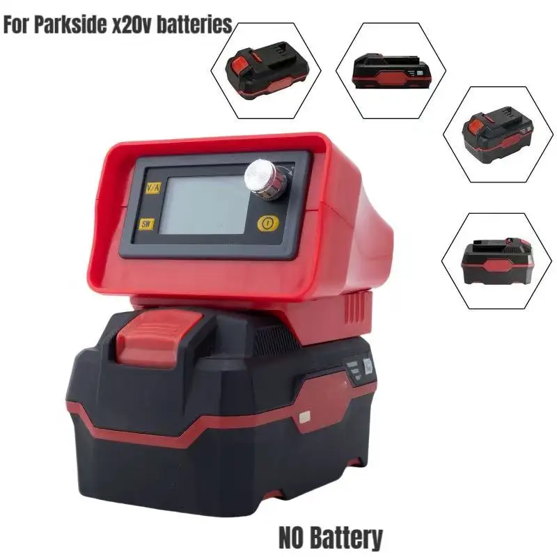 For Parkside X20v Team Batteries Tool Adjustable Variable Lab DC Power Supply Bench power switching(Not includebatterY)