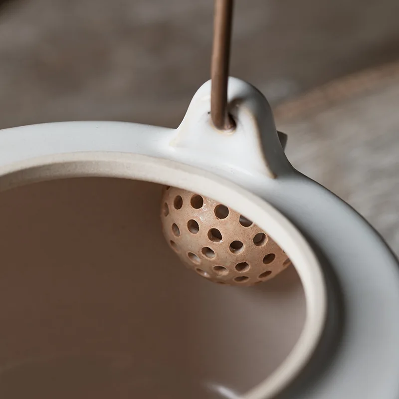 Mu Cang Zhai Coarse Pottery Soda Glaze Pot Kung Fu Tea Set Walnut Wood Copper Handle Electric Ceramic Stove Kettle Gift Box