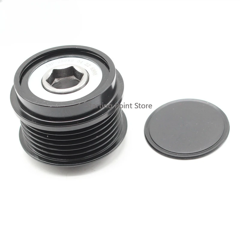 Suitable for Saic Maxus V80T60T70 generator wheel one-way wheel 2.8T generator coupler engine belt groove