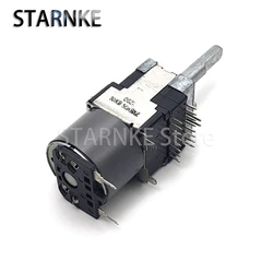 1PCS RK168 Type 4 Channel B10K*2+B50K*2 Power Amplifier Audio Remote Control Motor Volume Potentiometer Shaft Length 30mm