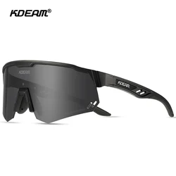 KDEAM Replaceable TR90 Frame Men's Sunglasses Polarized Outdoor Sports Goggles With Original Box