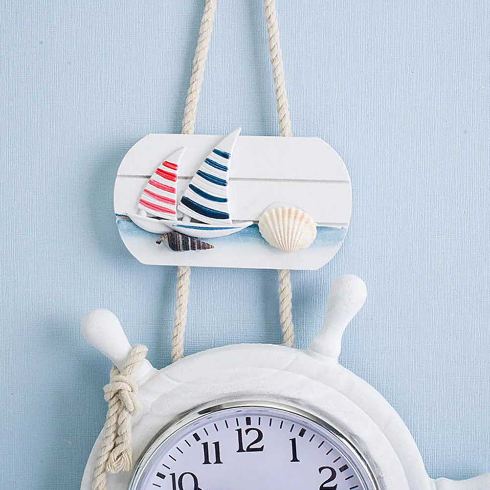 

Настенные часы в средиземноморском стиле, простой свежий дизайн для украшения дома, офиса, отеля