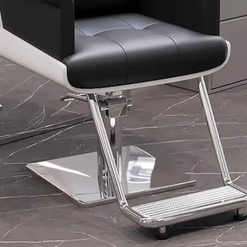 Commercial Design Trendy Barber Silla Chair Equipment Professional Vintage Barberia Modern Barber Chair Simple Luxury Furniture