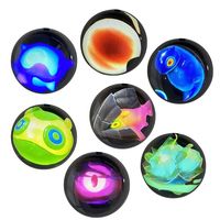 DIY Artistic Glass Ball Lamp - Spherical Pixel Display, Changeable Video & Sound game screen