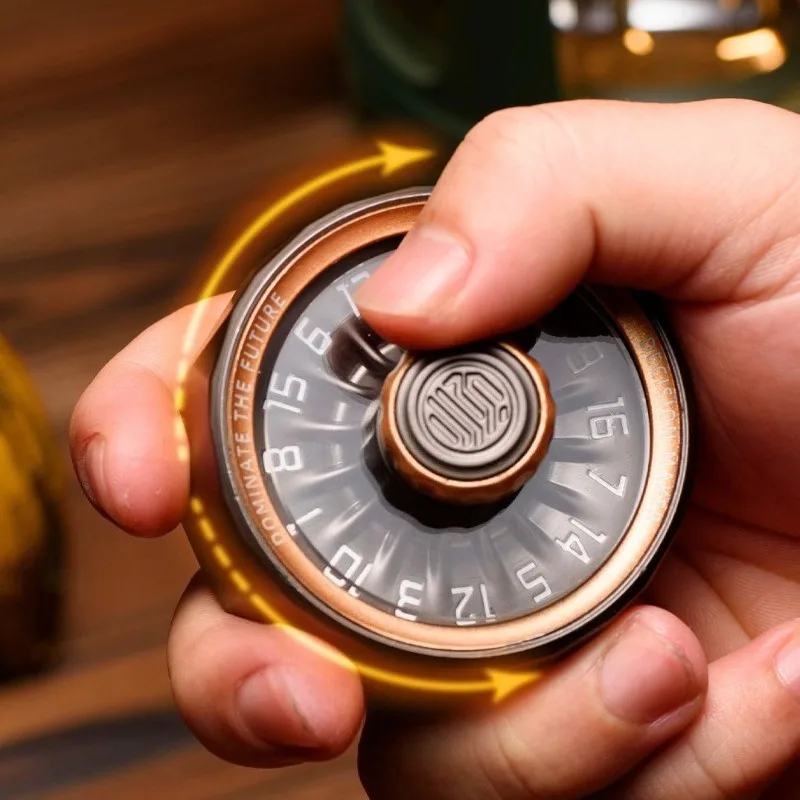 ของเล่น EDC ฟิดเจ็ตสปินเนอร์ หมุนได้ ทำจากโลหะ ช่วยคลายเครียด ของเล่นผ่อนคลายความเครียดสำหรับผู้ใหญ่ พกพาสะดวก ของเล่นสุดเท่