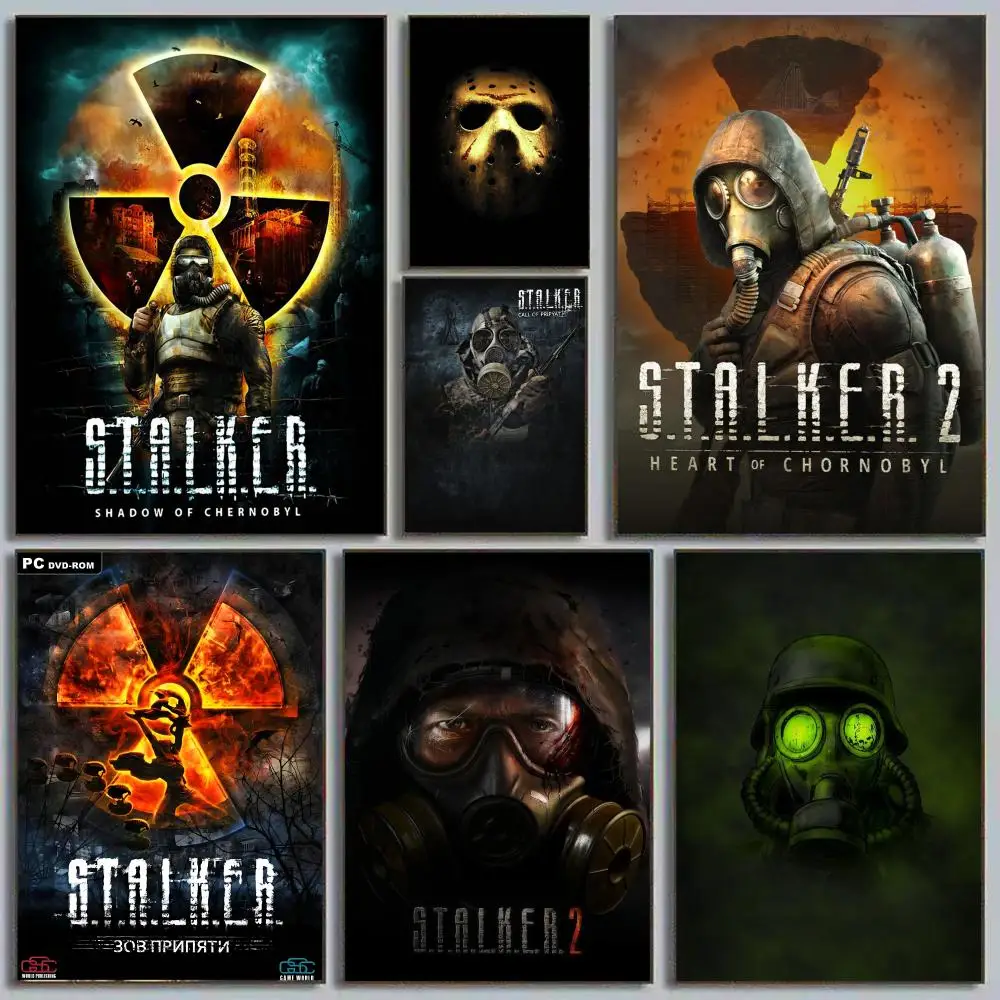 

S-Stalker Game Poster HD Art Sticky Wall Waterproof Home Living Room Bedroom Bar Aesthetic Decoration