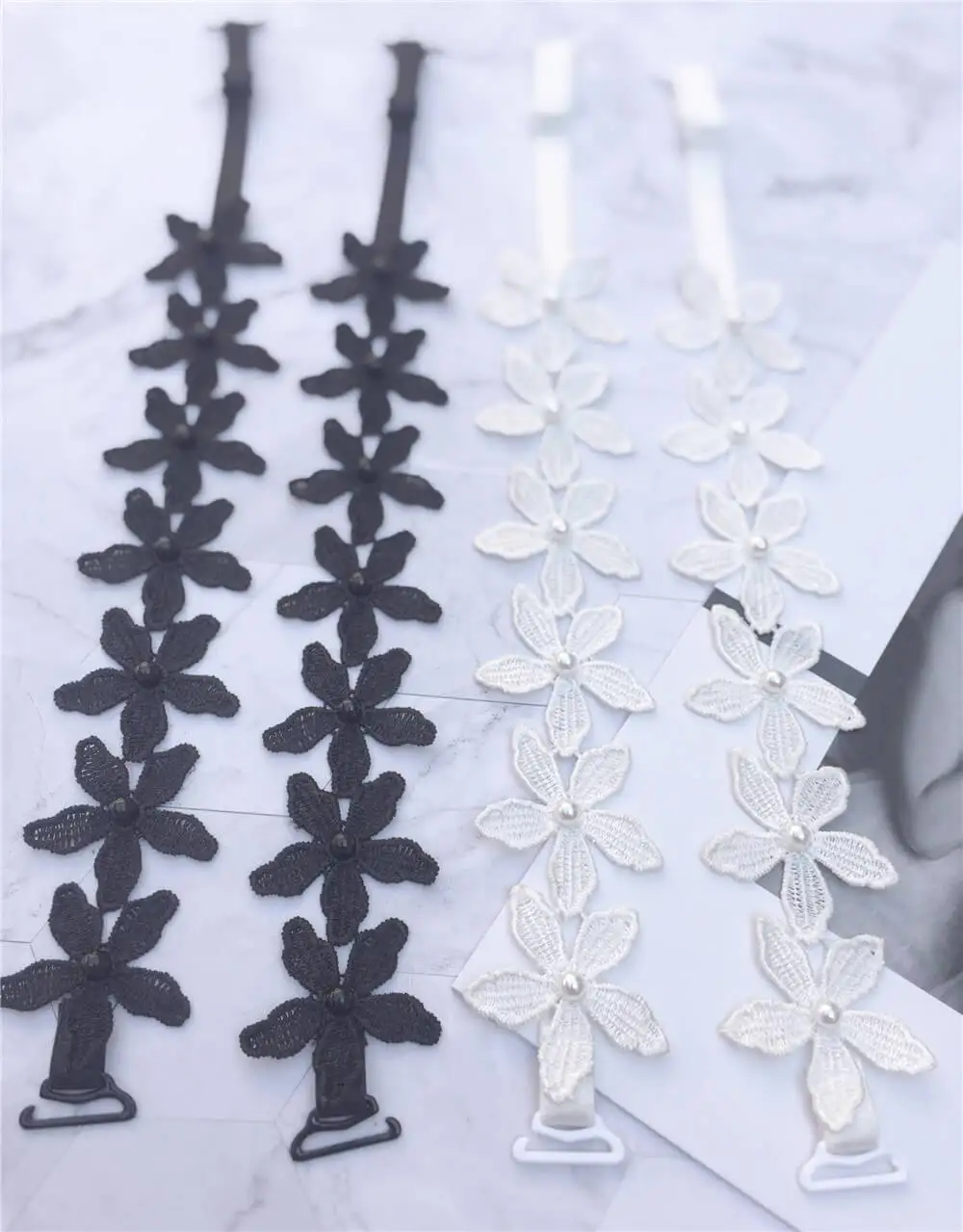 Moly Story Flower Bra Straps Replacement Women Decorative Shoulder Strap Intimate Accessories Underwear Belt