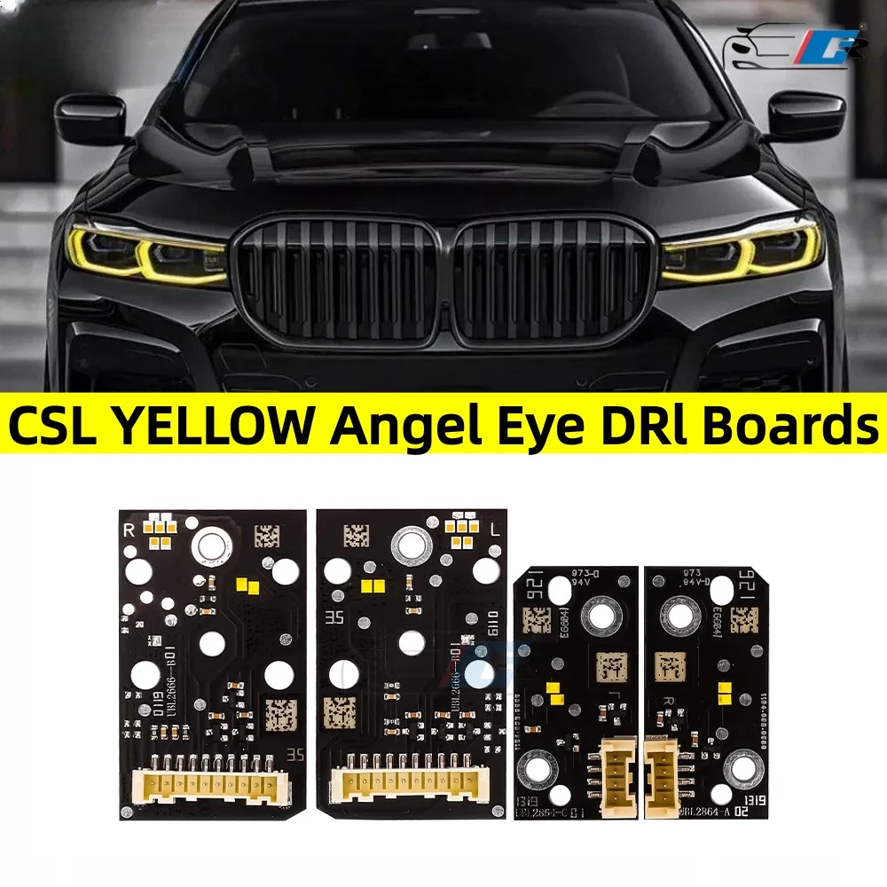 

Светодиодные фары дневных ходовых огней Angel Eyes Boards Chips Module DRL для BMW 7 серии G11 G12 LCI 740i M750I 2020 2011 2022