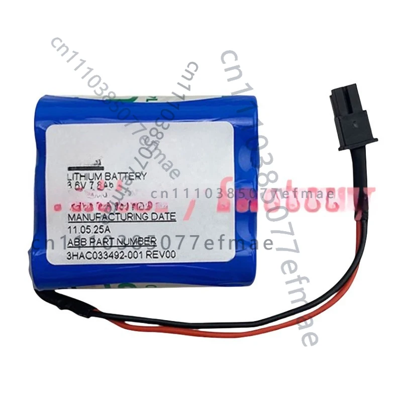 

Аккумуляторная батарея SAFT 3.6V 7.8Ah для робота ABB, батарея ЦПУ 3HAC033492-001 REV00, НОВАЯ