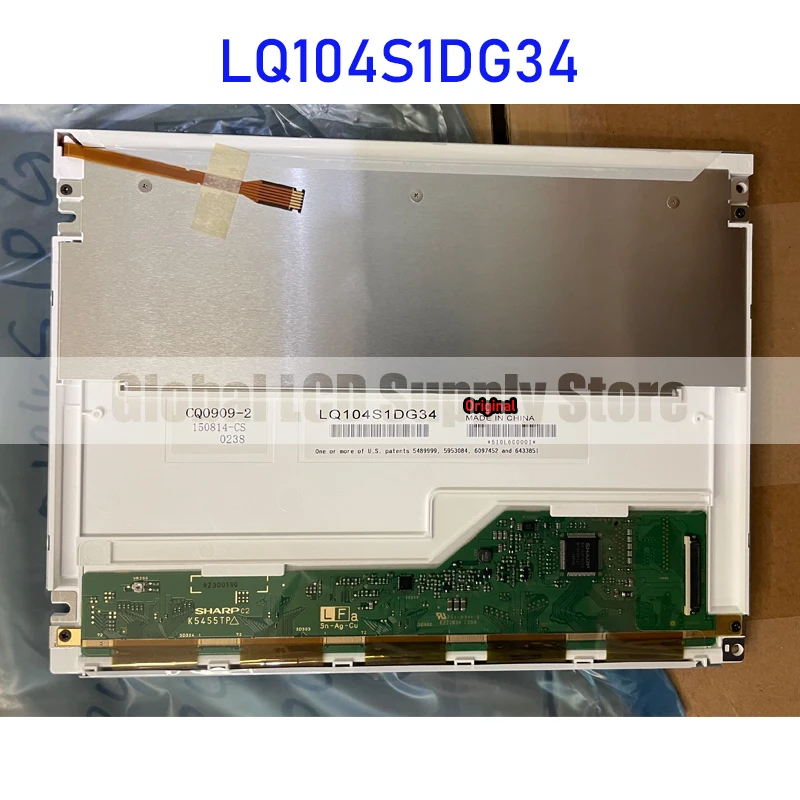 LQ104S1DG34 10.4 Inch LCD Display Screen Panel Original for Sharp 40 Pins Connector Brand New 100% Tested