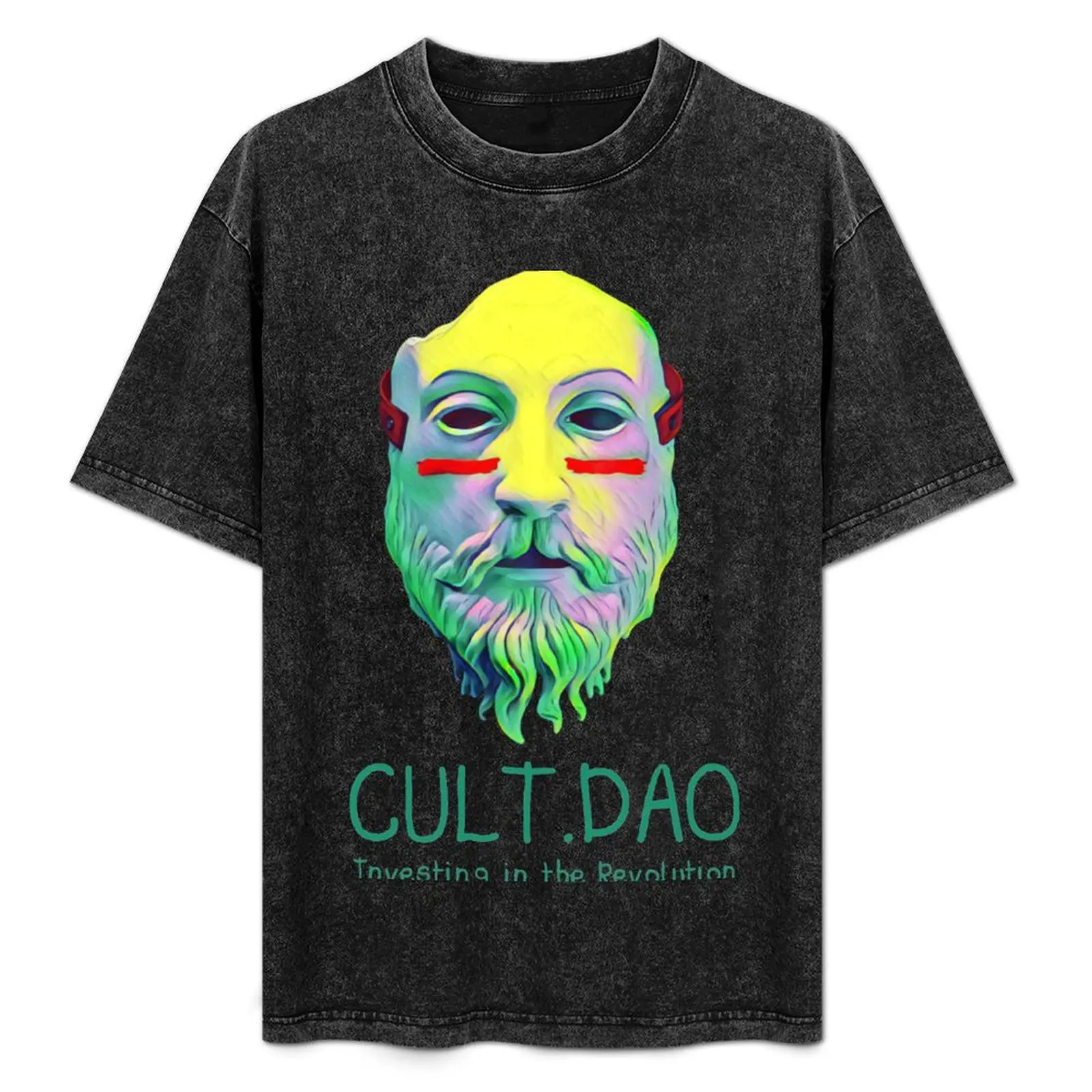 

Cult DAO 3D Logo Cryptocurrency T-Shirt Graphic Print Short Sleeve T-Shirt