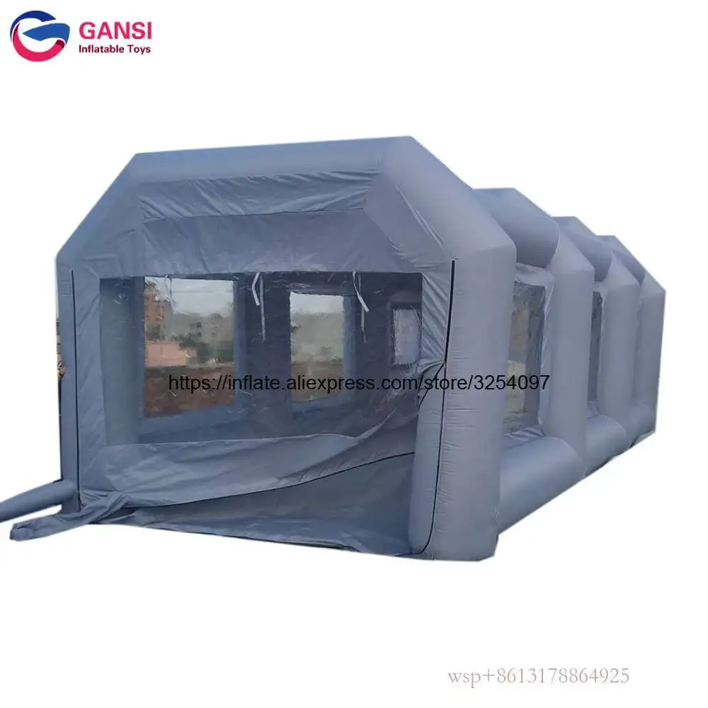 on Cabina De Pintura Car Cover Mobile Painting Spray Tent Inflatable Paint Booth