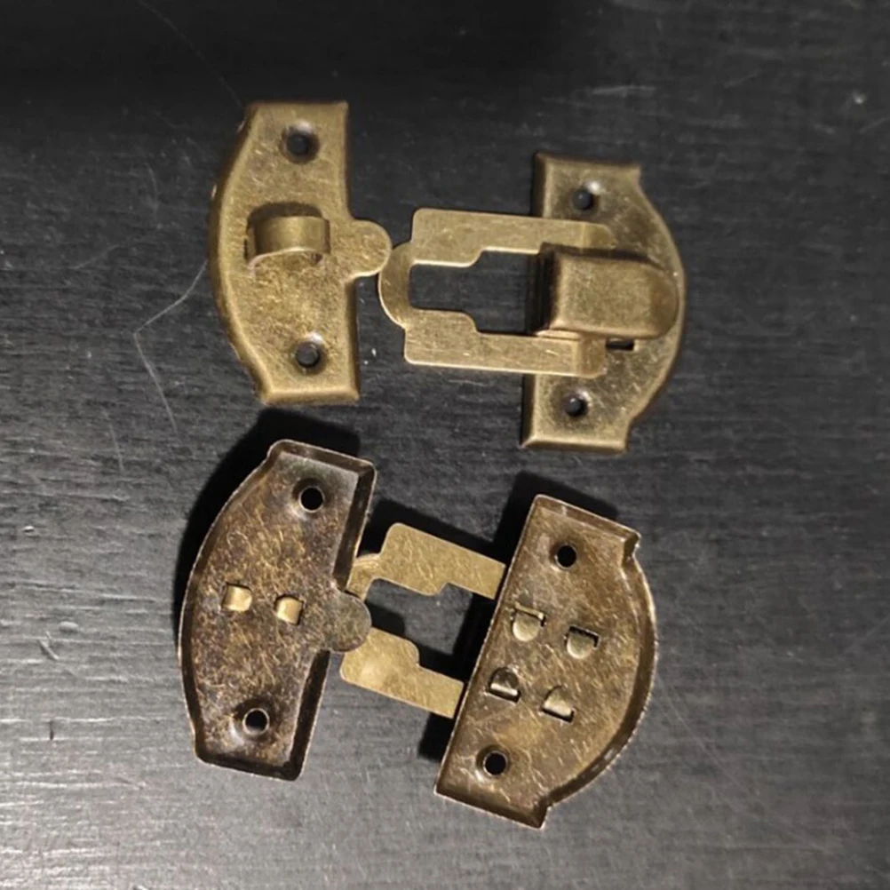 

20Pcs Durable Iron Jewelry Box Hasp Latch Small Lock Gift Box Buckle Metal Clasp Small Latch Hasp Buckles Jewelry Boxes Buckle