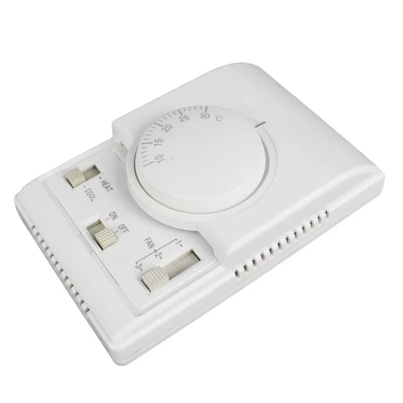 T6373BC1130  Fan-coil Thermostat  2-pipe Fan-coil Control Room Thermostat Operates an On/off Valve Manual Control