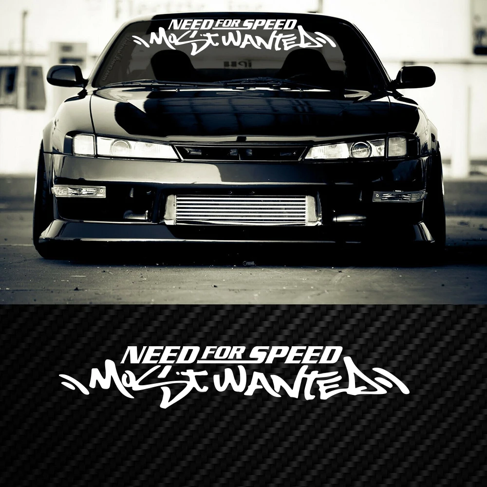 Need for Speed Most Wanted Car Windshield Sticker Decal  JDM SUV Racing Sport Auto Vehicle Vinyl Decor