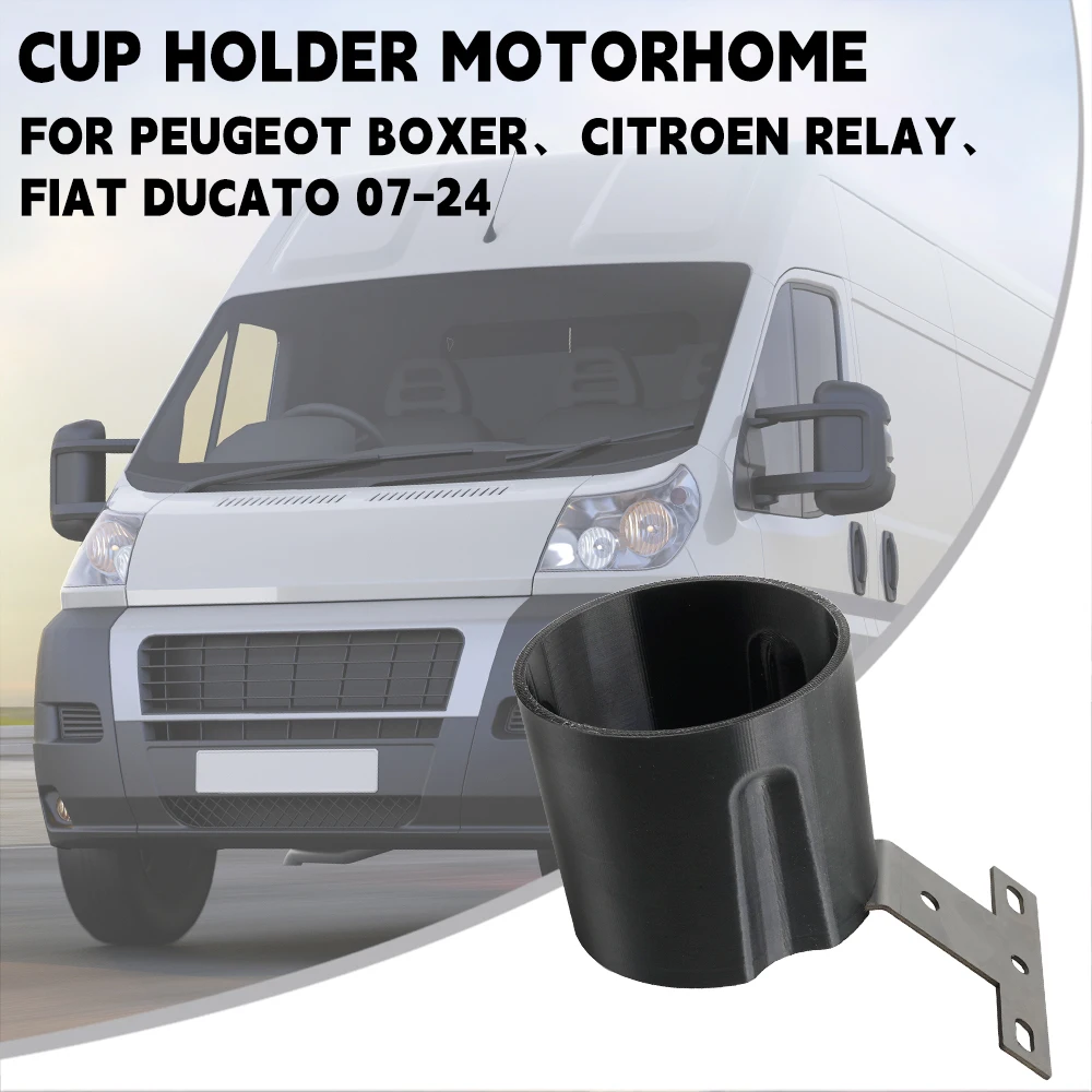 

Cup Holder Motorhome For Peugeot Boxer Citroen Relay Fiat Ducato 07-24 Beverage Cup Holder With Installation Bracket