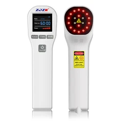 ZJZK-Appareil de thérapie au laser froid thérapeutique professionnel, physiothérapie, traitement relaxant, masseur, 808nm, 650nm, 880mW pour oto