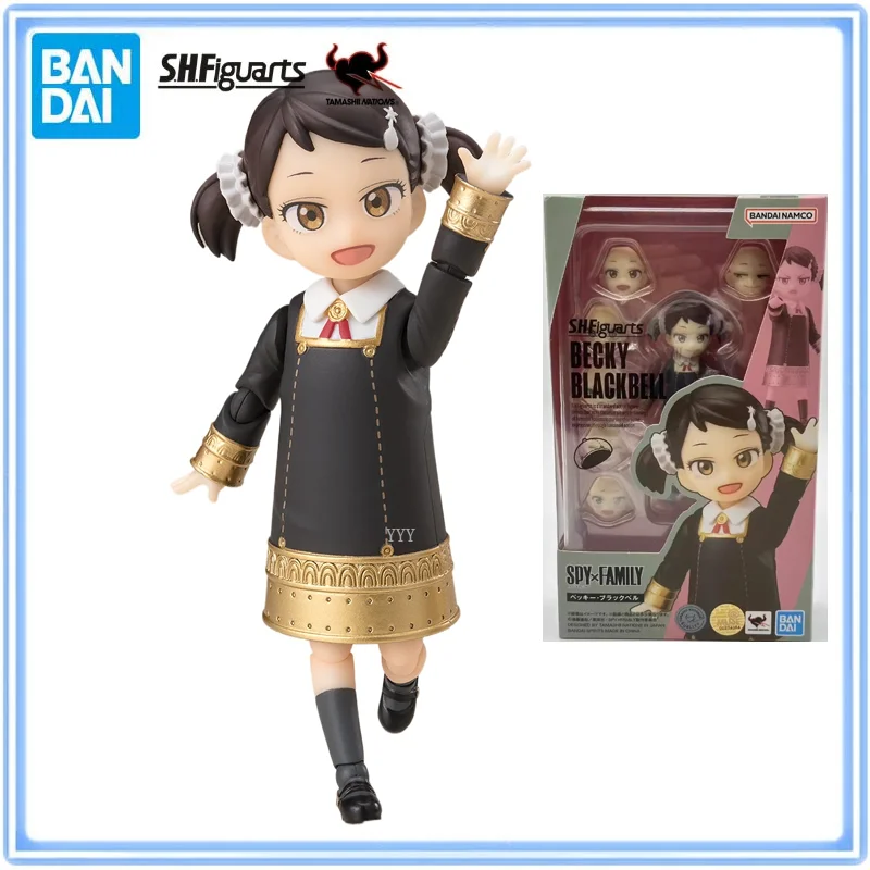 Original Bandai Spy Family S.H.Figuarts Becky Blackbell Anime Action Figure Model Kit Toy Birthday Gift Collection