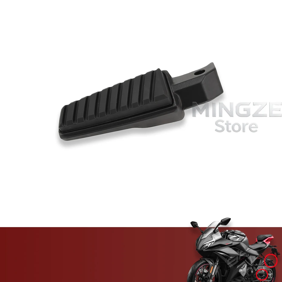 دراجة نارية الجبهة الخلفية مجموعة مسند القدمين عدم الانزلاق الدواسات الراحة أوتاد القدم جبل عدة ل CFMOTO 250SR 300SR CF250-6 MY22 CF250SR sr250 #3