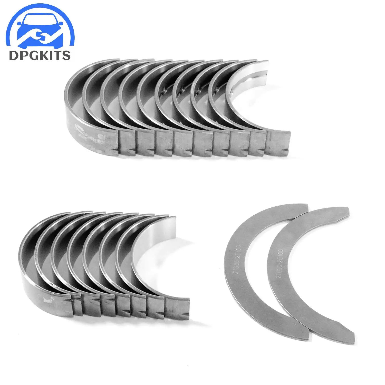 G4NA Engine Crankshaft Tile Connecting Rod Tile Thrust Set 21020-2E000 23060-2E000 21030-2E000 For 2012–2020 Hyundai Kia 2.0L