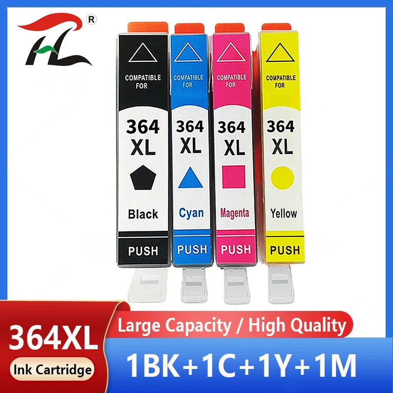 364XL Ink Cartridge Replacement for HP364 HP 364 DeskJet 3070A 3520 Photosmart 5510 5520 6510 6520 7510 Printer