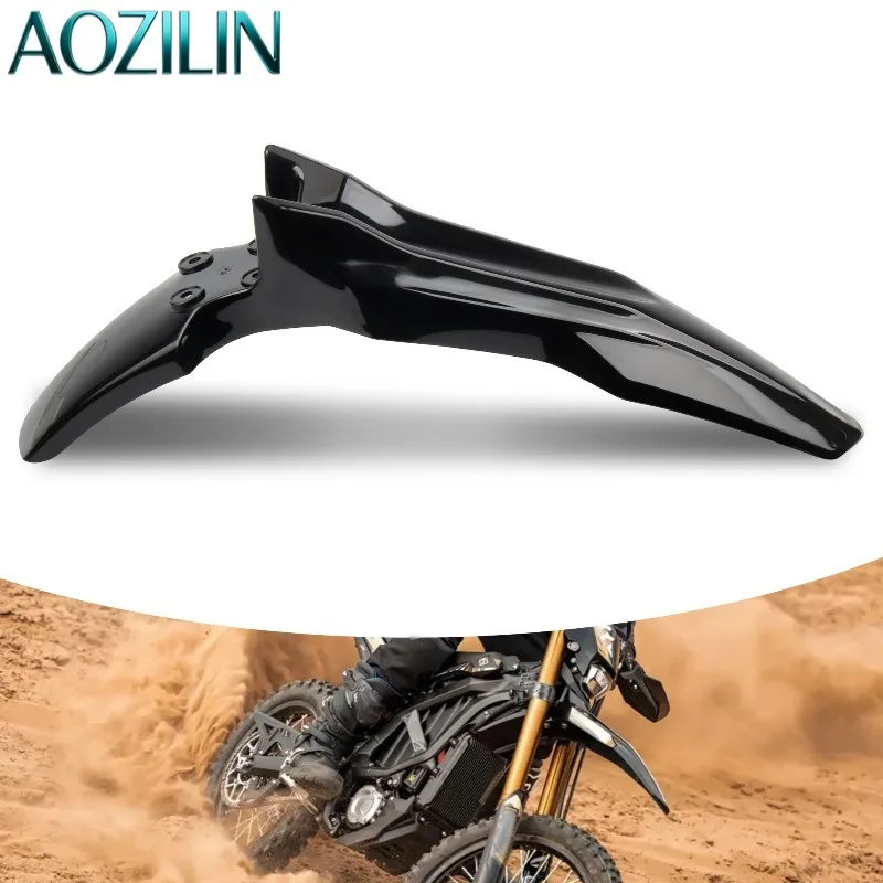 AOZILIN Electric Off-road Motorcycle Front Mudguard Shock Guard Modified Splash Panel Compatible with  Ultra Bee