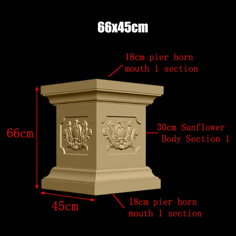 Fence, Square Column, Pier, Cement Mold, Roman Column, Square Column, Balcony, Door, Pillar, European Style Model Decoration