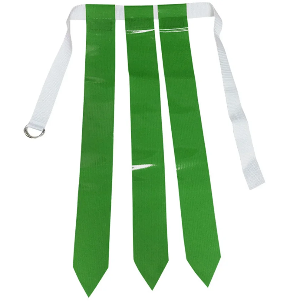 Bandera de cintura de fútbol de nailon + PVC, 110cm, 5 colores, accesorios, cinturón, juego de fútbol, cinta no táctil, Rugby