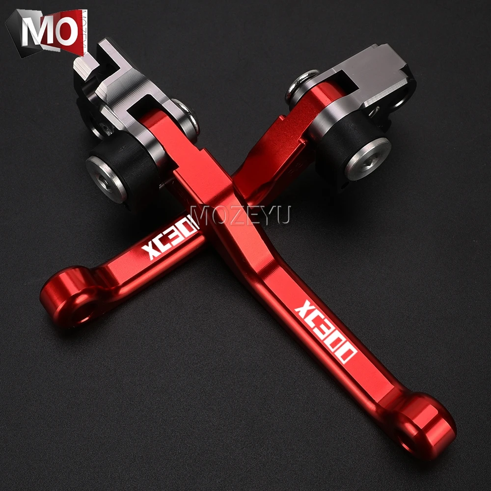

For GASGAS XC300 XC 300 2017-2018 Motorcycle Foldable CNC Brake Clutch Levers Pivot Dirt Pit Bike Handle Brake Lever Accessories