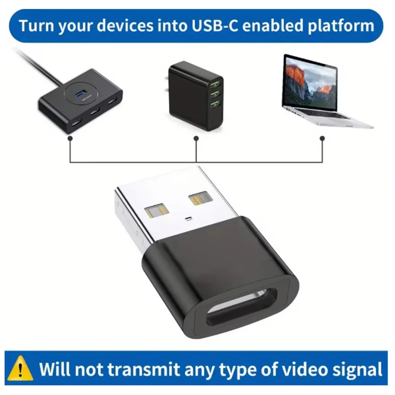 1/5pcs USB C Adapter Type C To USB Adapter for Mobil Phone Male To Female USB C Converter USB Type-C Converter for PC Laptops