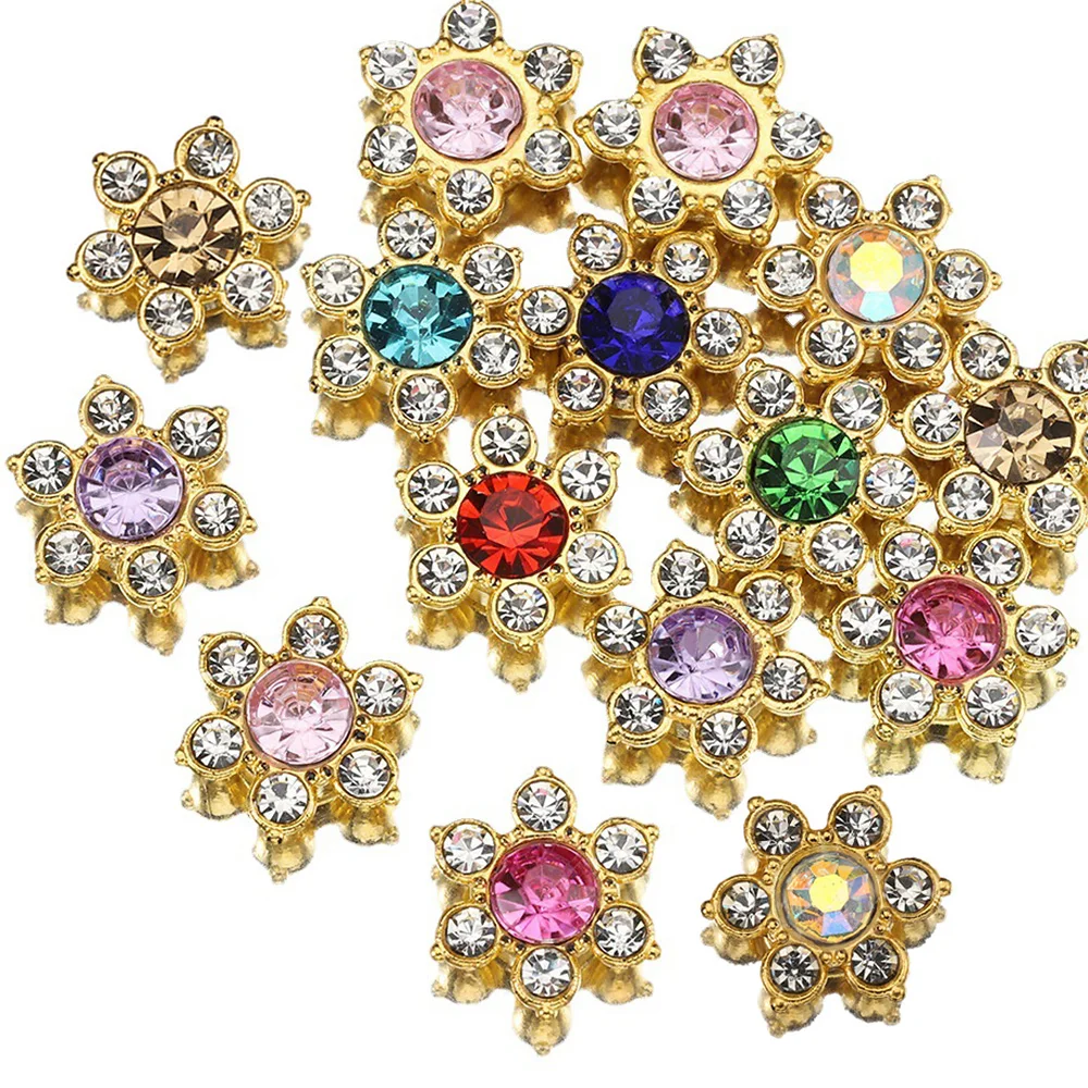 30pcs-100pcs Flower Sew On Rhi - Resin Art Stone 评论和价格