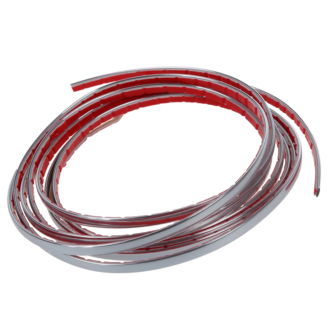 【ELECTRONIC-ACCESSORIES】Chrome Adhesive Silver Tape 6MM 3 Meters Auto