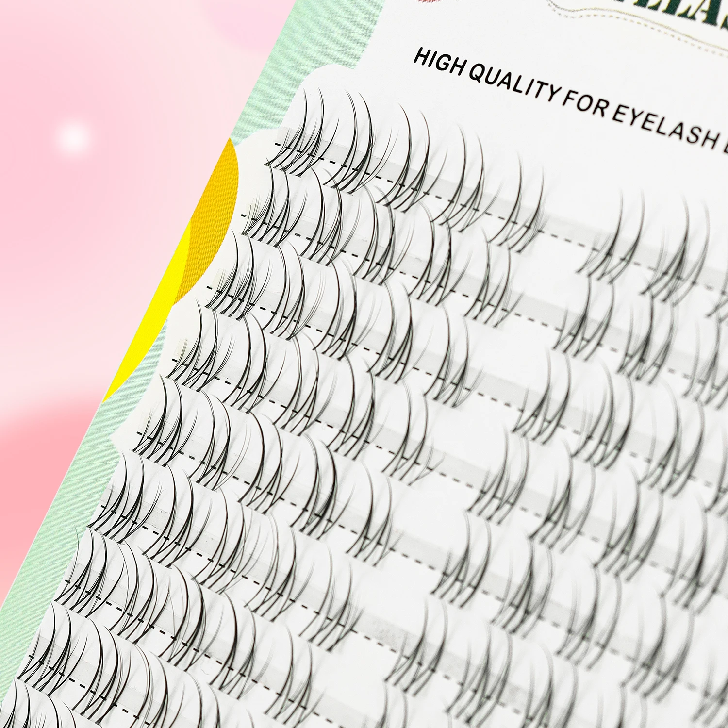 ขนตาปลอมแบบช่อ 100 ชิ้น แบบธรรมชาติ แยกเป็นช่อเดี่ยว ก้านใส ติดเองได้ ขนตาแบบเส้นเล็ก