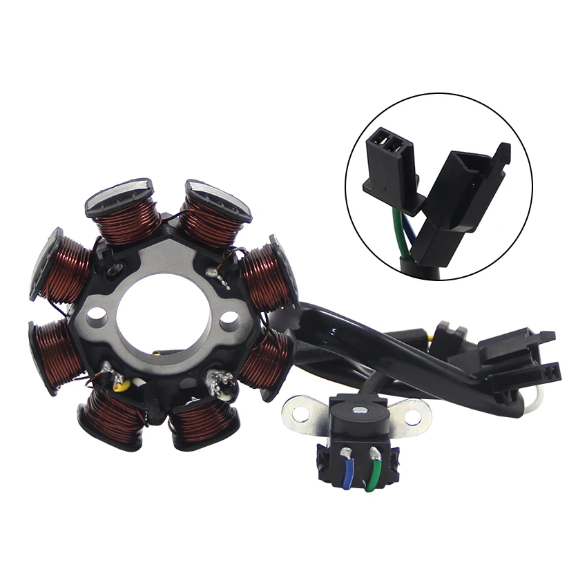 Motorcycle Generator Stator Coil For Suzuki FU125 Raider125 FU150 Raider150 Smash110 Smash Revo FK110 OEM32101-47E00 32101-23F00