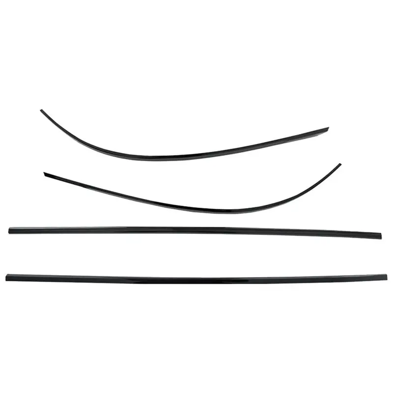 

AEE5-Rear Bumper Trim Exterior Mouldings For VW Tiguan L 2022 2023 Auto Accessories Glossy Black
